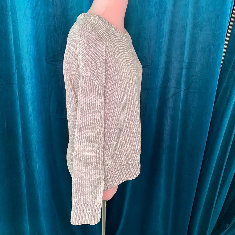 Gap Ribbed Knit Crew Neck Sweater Gray - Picture 2 of 7